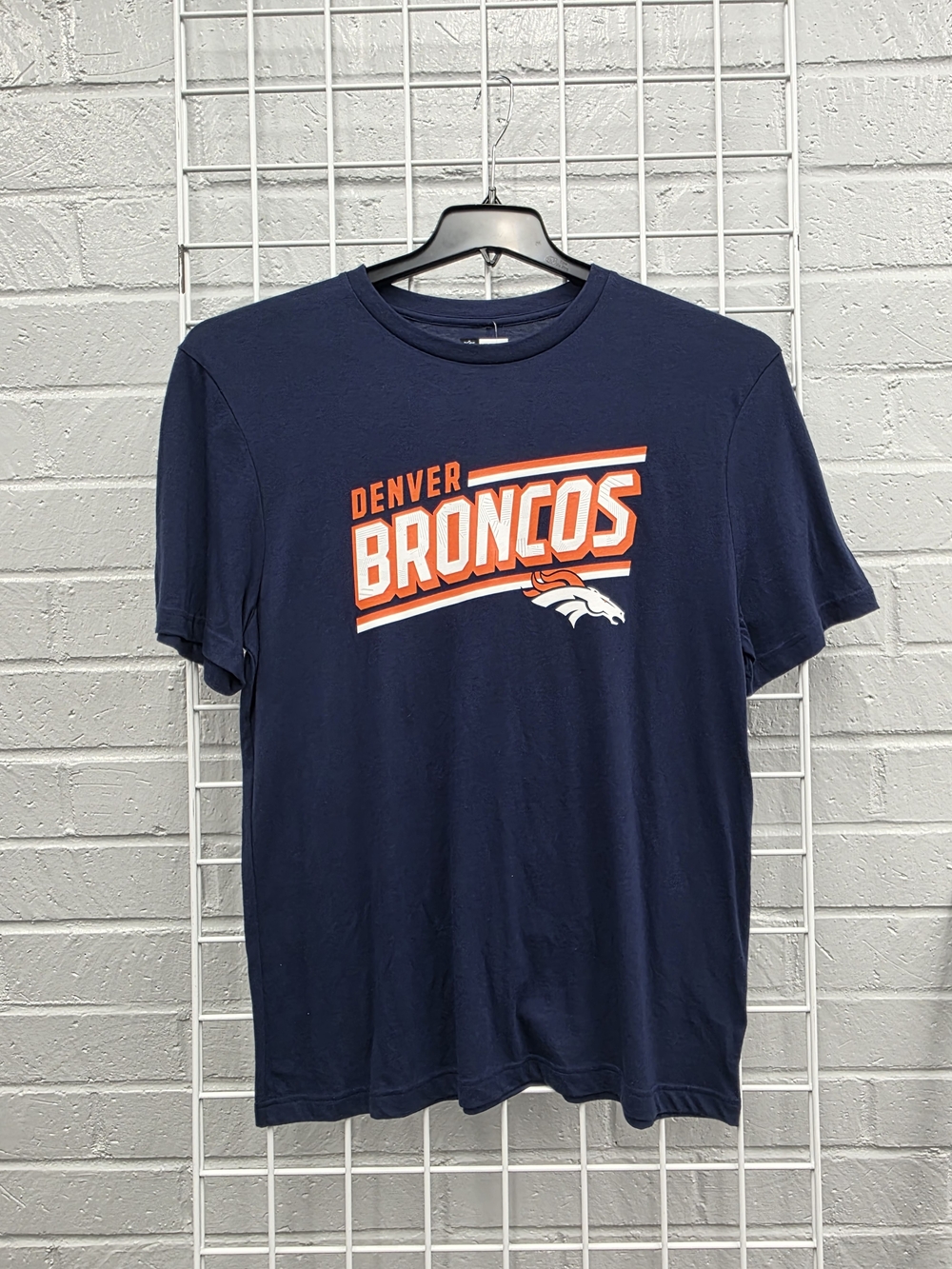 Team Apparel NFL Denver Broncos Navy Tee SIZE XXL